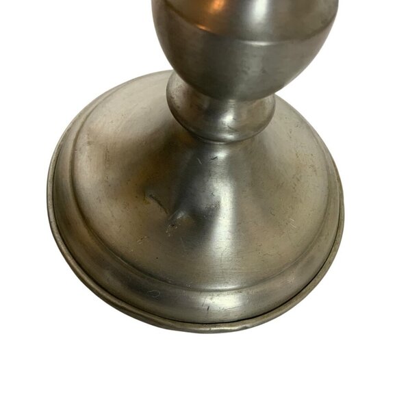 Leonard Genuine Pewter Candlestick Holders Set Of 2 Vintage Made In Bolivia - Picture 2 of 6